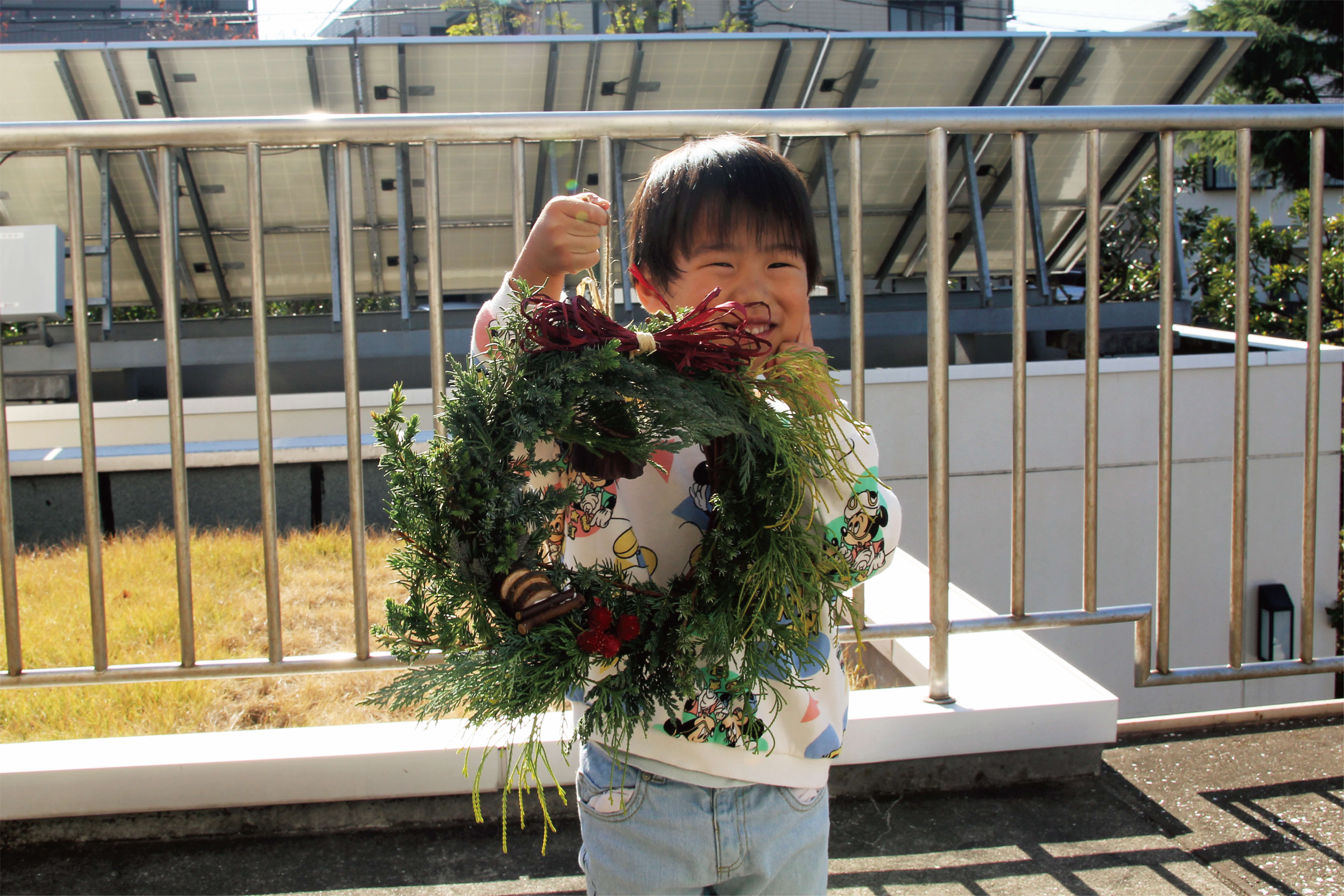 公園の植物で作るリースづくり講座
