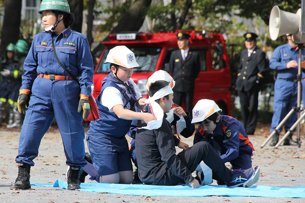 救助活動訓練　応急救護