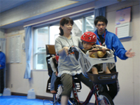幼児2人同乗用自転車安全教室開催