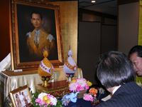 タイ国王陛下御誕生日祝賀レセプションに濱野区長が出席