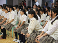 台湾の中学生と文化交流5