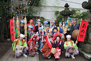 江戸風俗パレード集合写真