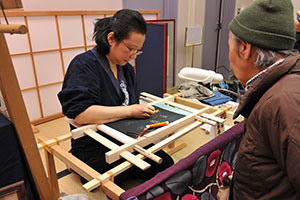 伝統の技「日本刺繍」