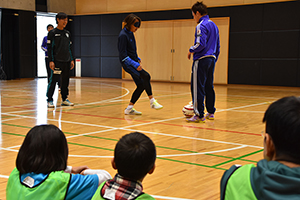北澤さんがブラインドサッカーに挑戦