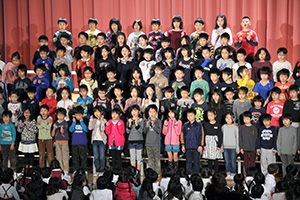 三木小学校1・2・3年生の英語・古典暗唱