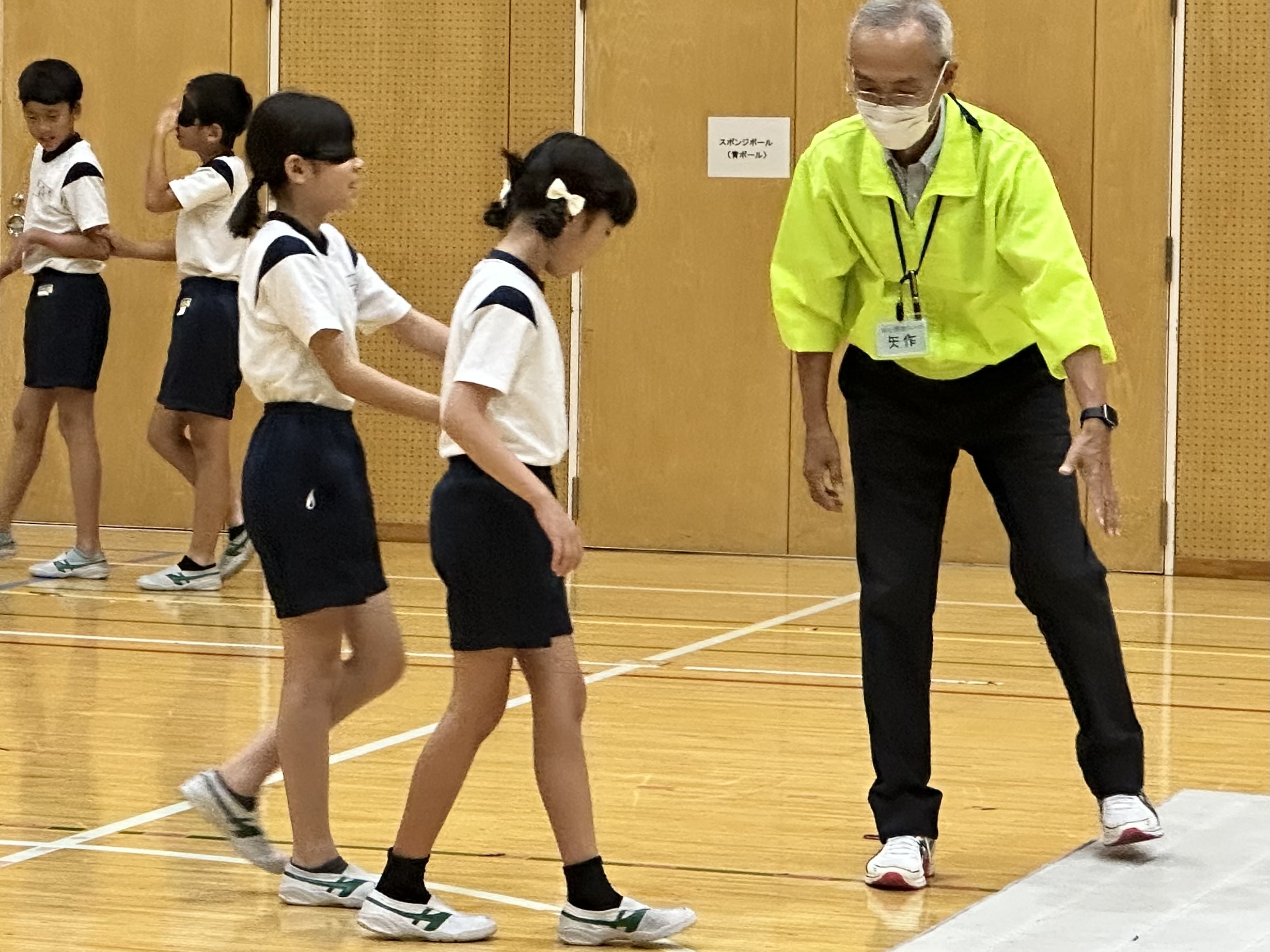 手引き体験の様子