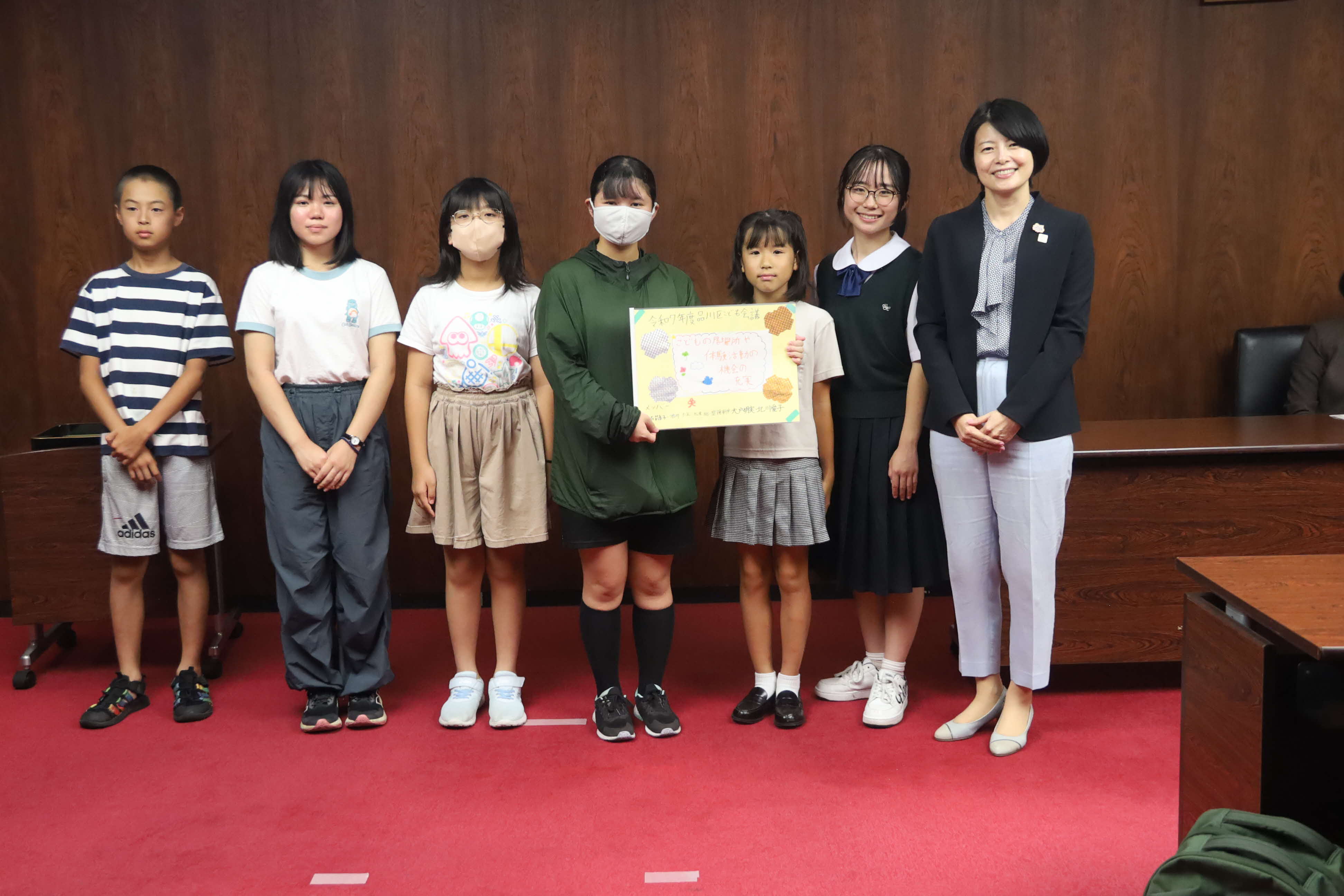品川区こども会議区長報告会写真_3