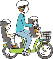 自転車安全利用TOKYOキャンペーンメインイラスト