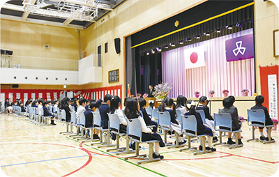 区立小学校・義務教育学校前期課程入学式写真