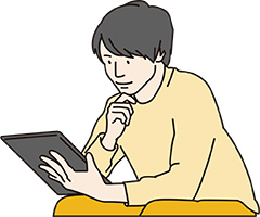 求人検索イメージイラスト