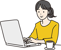 内職のご案内イメージイラスト