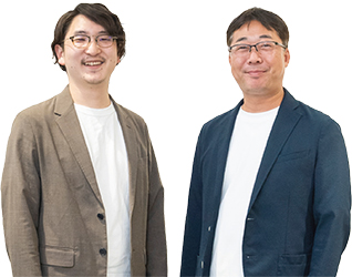 中村岳人さん(左)・森善隆さん(右)写真