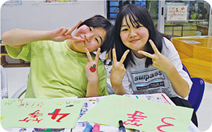 古川瑚子さんと岩城優月さん写真