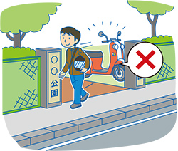 短時間でも放置ですイメージイラスト