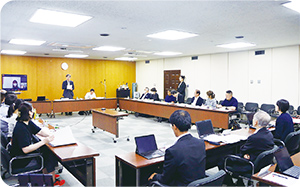 第1回品川区庁舎跡地等活用検討委員会写真