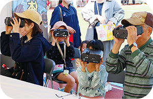 災害体験VR写真