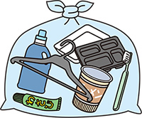 製品プラスチック回収イラスト