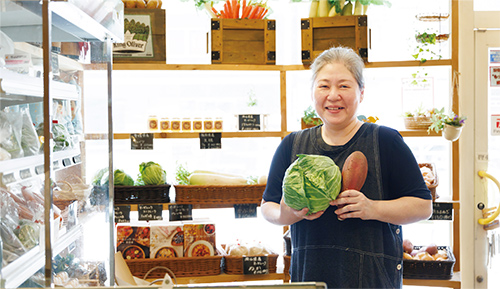 しなちるママの野菜畑写真