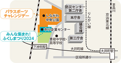 ふくしまつり会場案内マップ