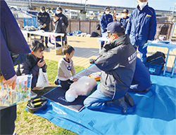 AED訓練活動写真