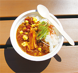 防災食試食体験写真