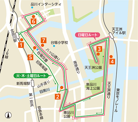 運行ルートマップ