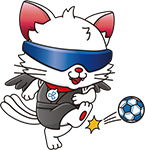品川区ブラインドサッカー応援キャラクターやたたま