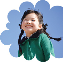 子どもの笑顔写真