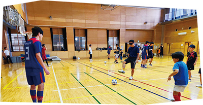 ブラインドサッカー体験会写真