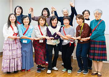英国のダンスと健康体操写真