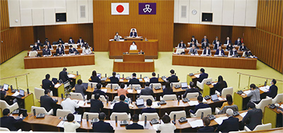 区議会定例会写真