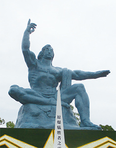平和祈念像写真