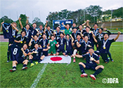 デフサッカー日本代表集合写真