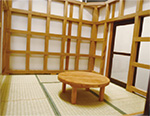 シェルター設置後の部屋写真