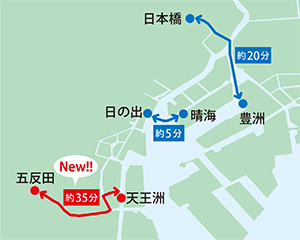 運航コースマップ