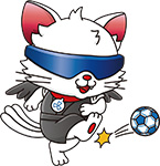 品川区ブラインドサッカー応援キャラクターやたたま