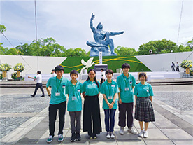 青少年長崎平和使節派遣写真