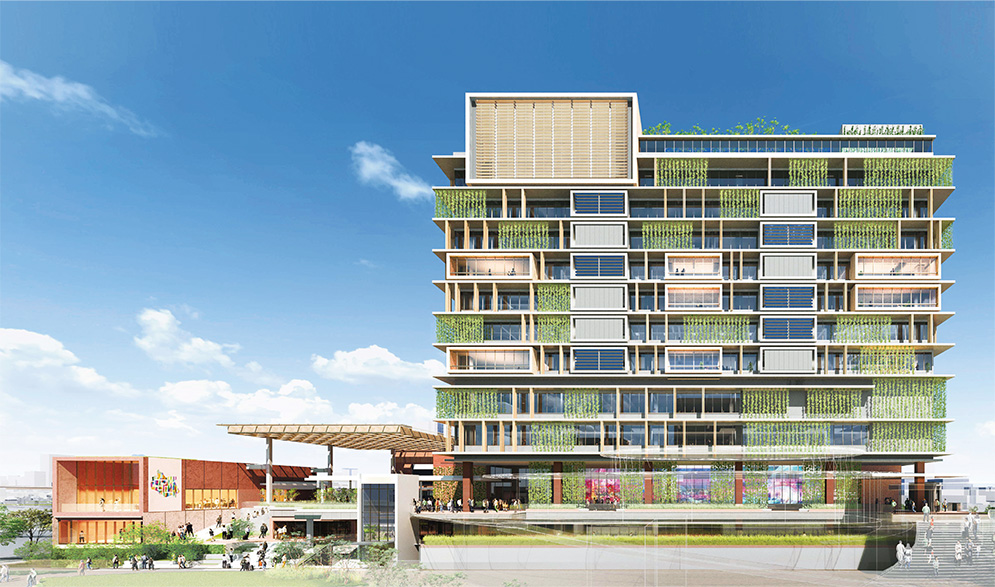 品川区新総合庁舎完成イメージ画像