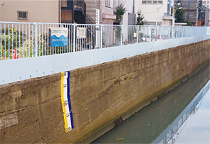 いっすい防止板施工例写真