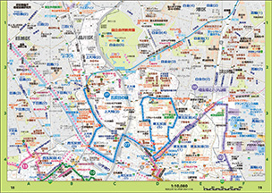 品川区ウォーキングコースマップ