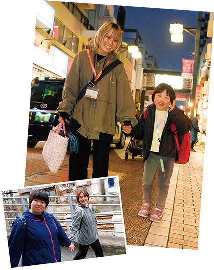 ガイドヘルパーの活動写真
