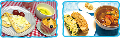 親子料理教室メニュー写真