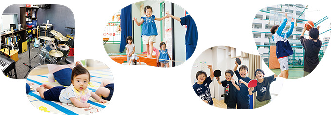 児童センターでいろいろなあそびを体験する地域の子どもたち写真