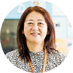 東大井児童センター館長 八神尚美さん写真