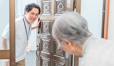 住み慣れた地域での暮らしの安心を支援写真