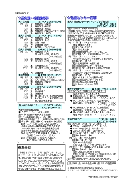 大井第一マイ・タウン21 1月号 No.233 p4