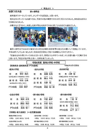 大井第一マイ・タウン21　6月号 No.237 p2