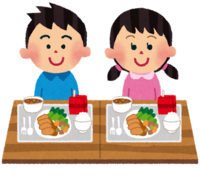 イラスト：給食