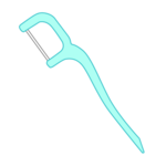 イラスト:デンタルフロス1