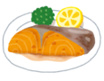 イラスト:鮭のムニエル